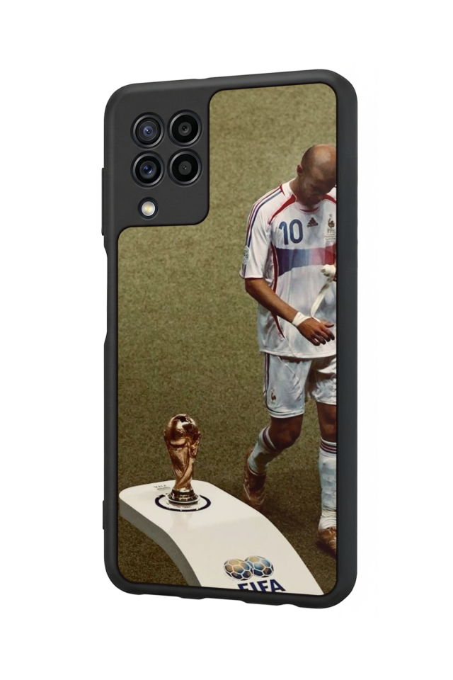 Samsung Galaxy M32 Uyumlu Zidane Tasarımlı Glossy Premium Kılıf