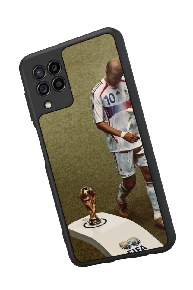 Samsung Galaxy M32 Uyumlu Zidane Tasarımlı Glossy Premium Kılıf
