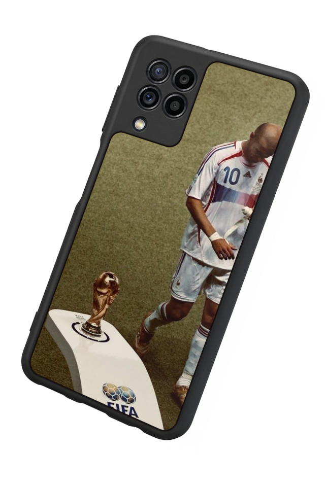 Samsung Galaxy M32 Uyumlu Zidane Tasarımlı Glossy Premium Kılıf