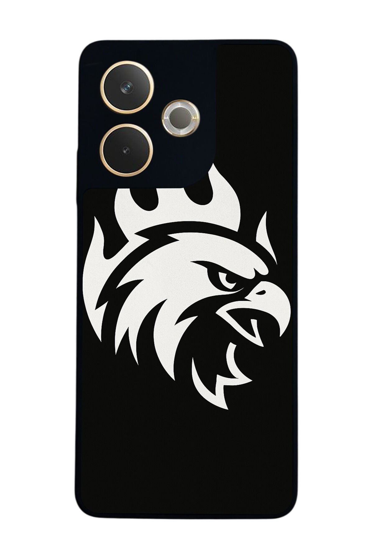 Oppo A5 Pro Uyumlu Besiktas Tasarımlı Glossy Premium Kılıf