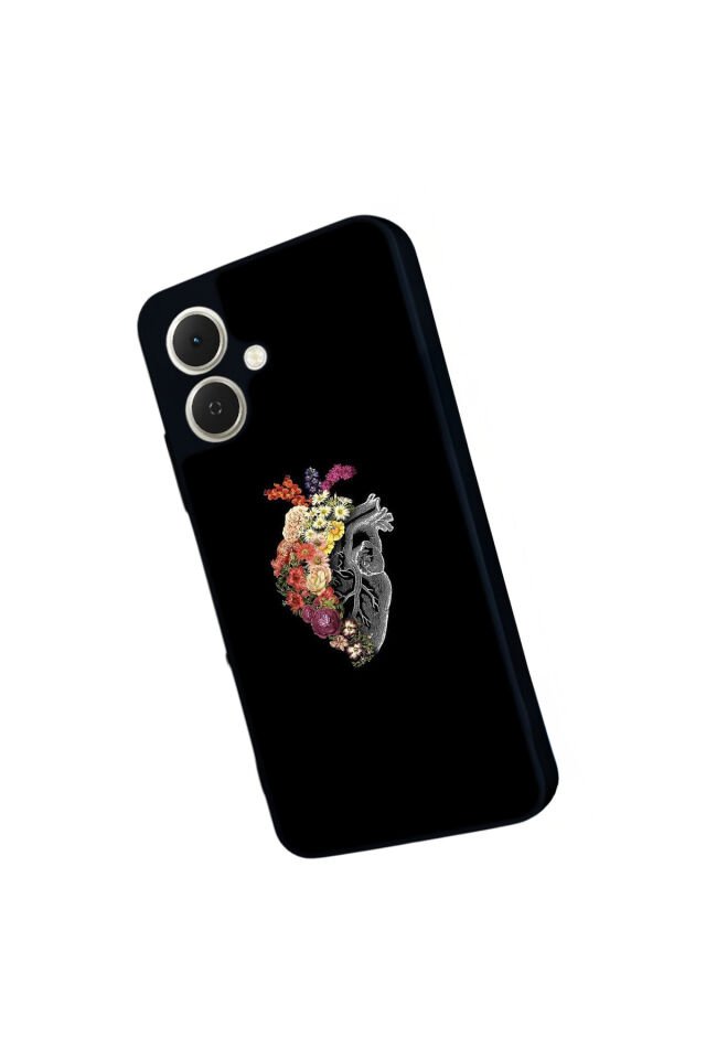 Tecno Spark GO 2 Uyumlu Kalp Love Tasarımlı Glossy Premium Kılıf