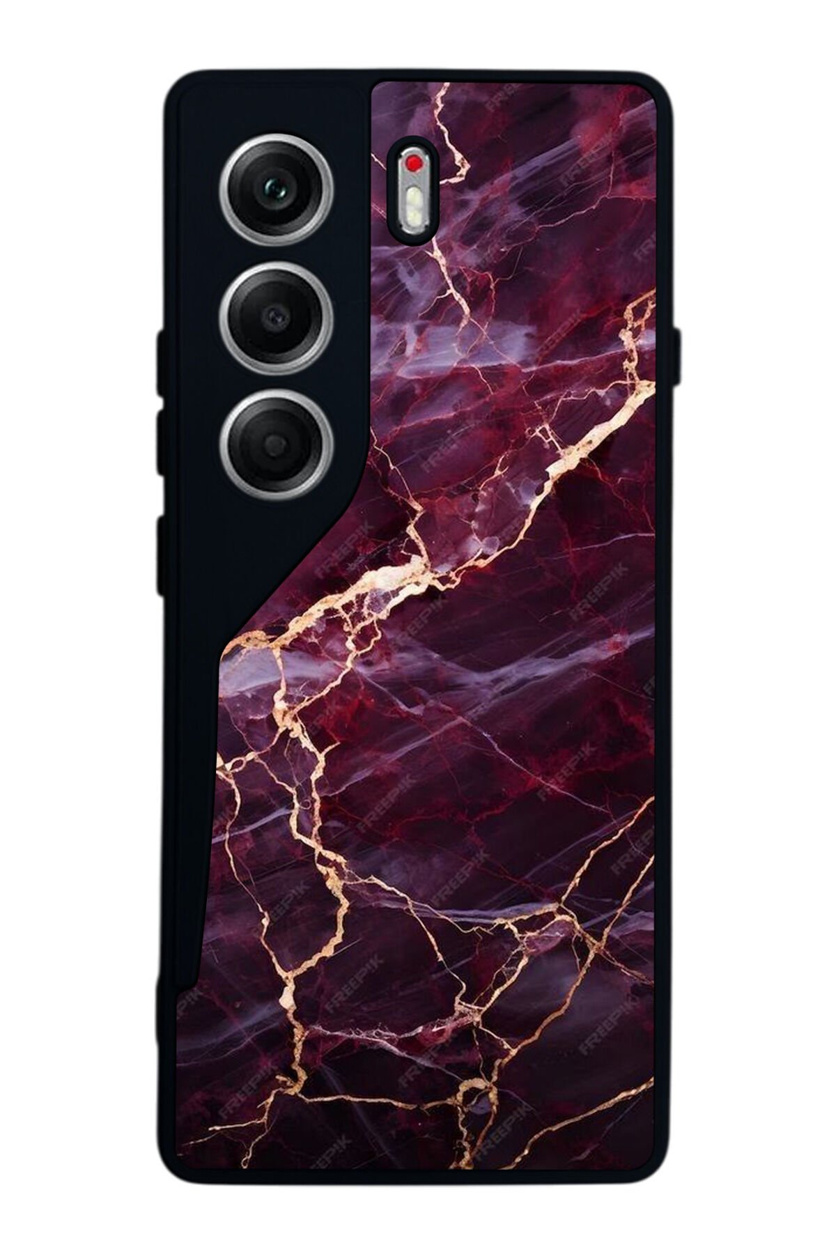 Tecno Camon 40 Uyumlu Mermer Marble Tasarımlı Glossy Premium Kılıf