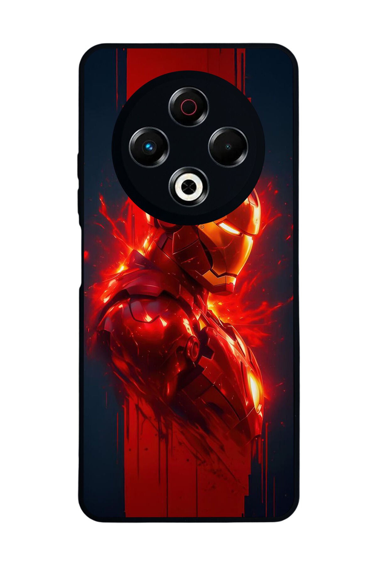 Tecno Spark 30 Uyumlu Iron Man ( Demir Adam ) Tasarımlı Glossy Premium Kılıf