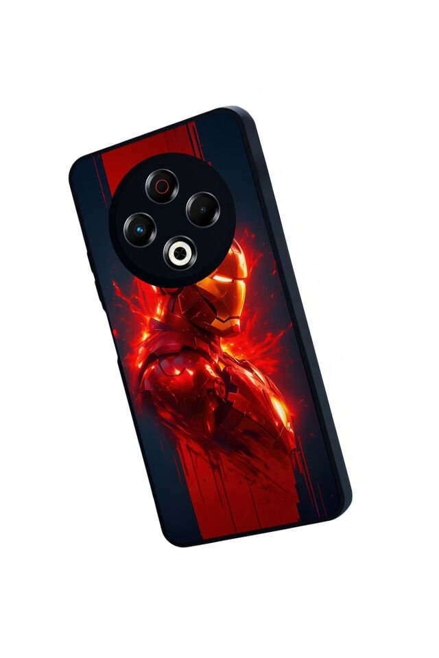 Tecno Spark 30 Uyumlu Iron Man ( Demir Adam ) Tasarımlı Glossy Premium Kılıf