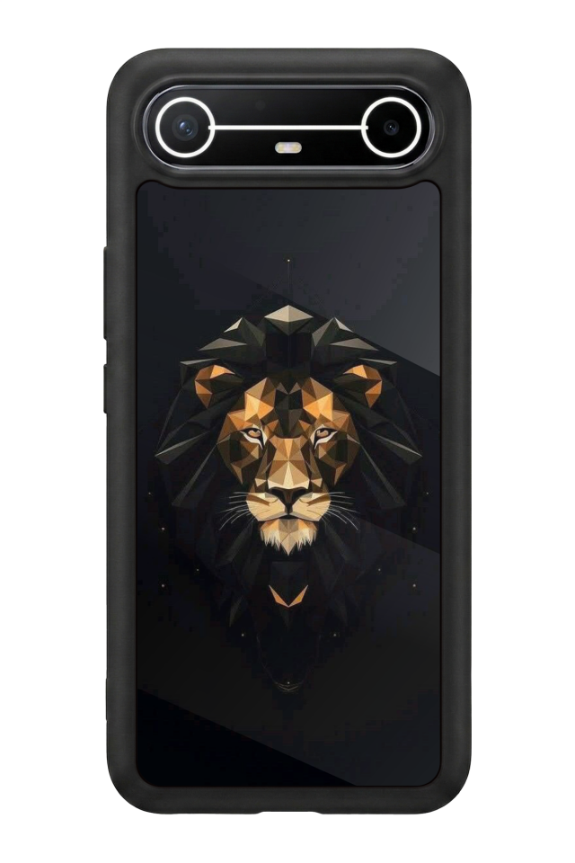 Tecno Spark Slim 5G Uyumlu Aslan Tasarımlı Glossy Premium Kılıf