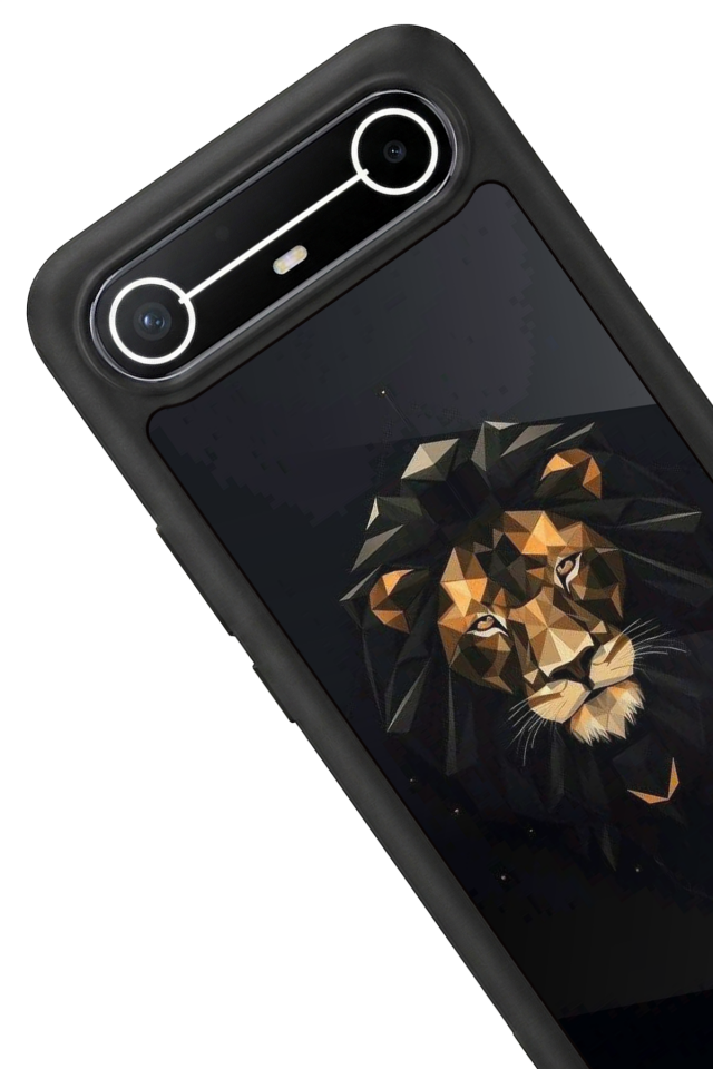 Tecno Spark Slim 5G Uyumlu Aslan Tasarımlı Glossy Premium Kılıf