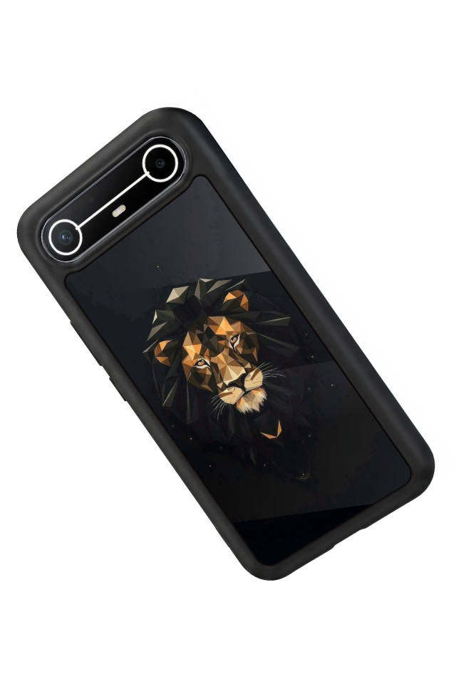 Tecno Spark Slim 5G Uyumlu Aslan Tasarımlı Glossy Premium Kılıf