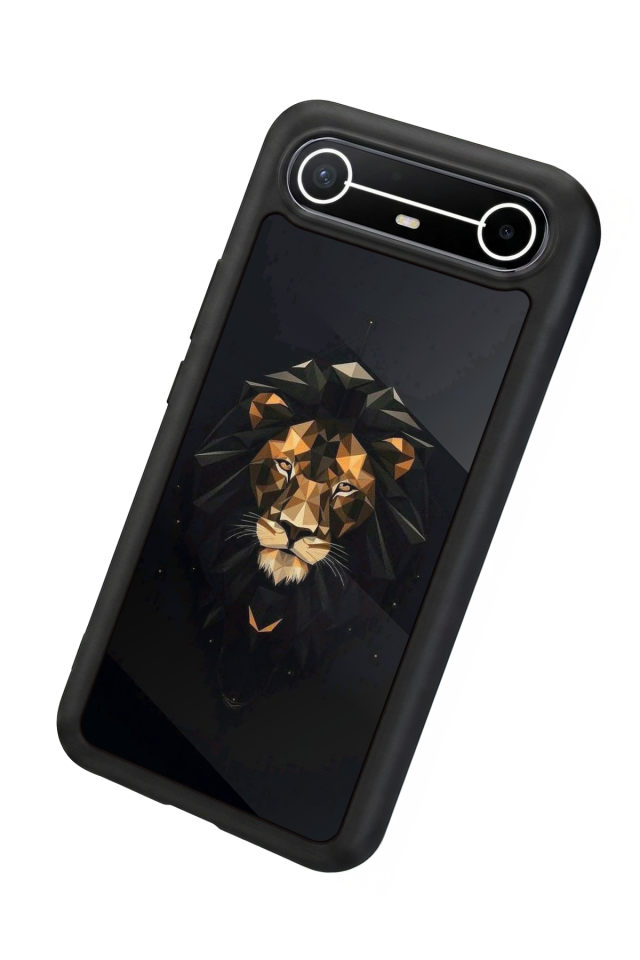 Tecno Spark Slim 5G Uyumlu Aslan Tasarımlı Glossy Premium Kılıf