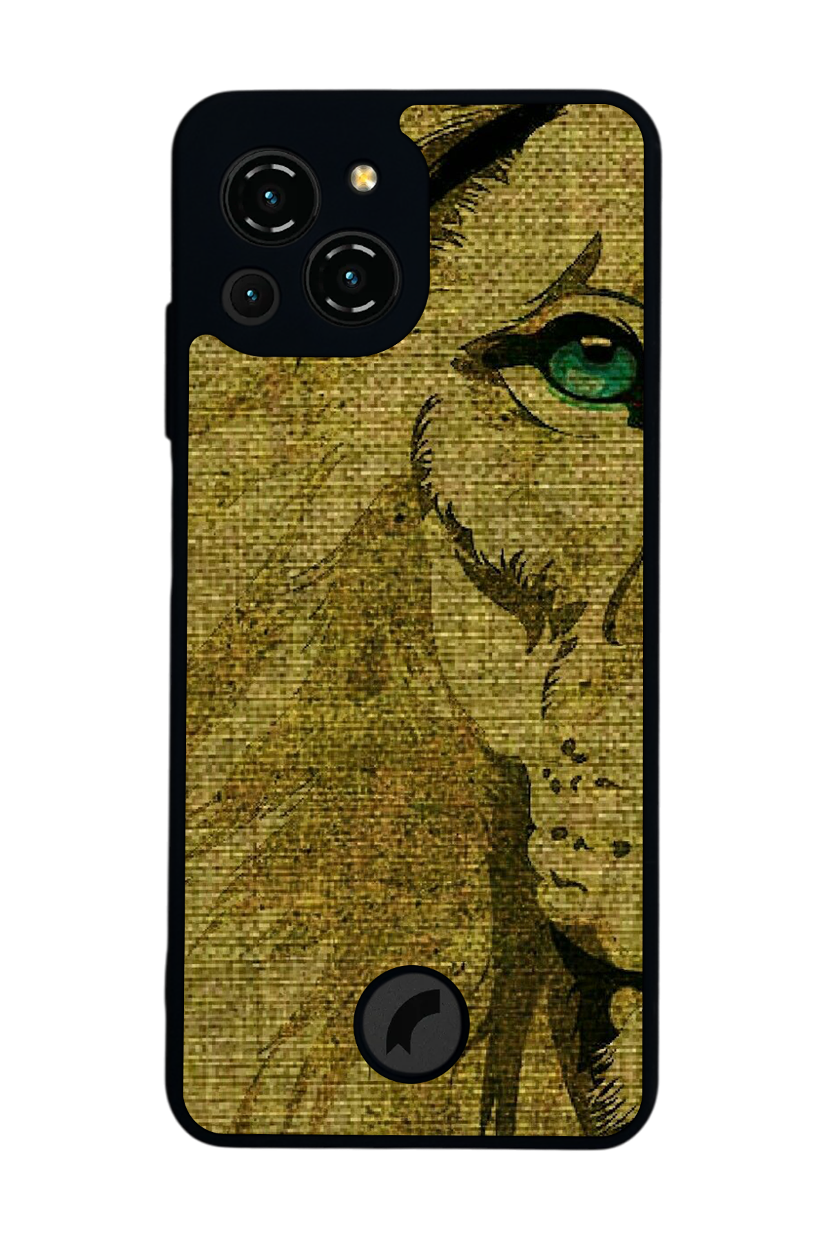 Reeder S23 Pro Max Uyumlu Aslan Tasarımlı Glossy Premium Kılıf