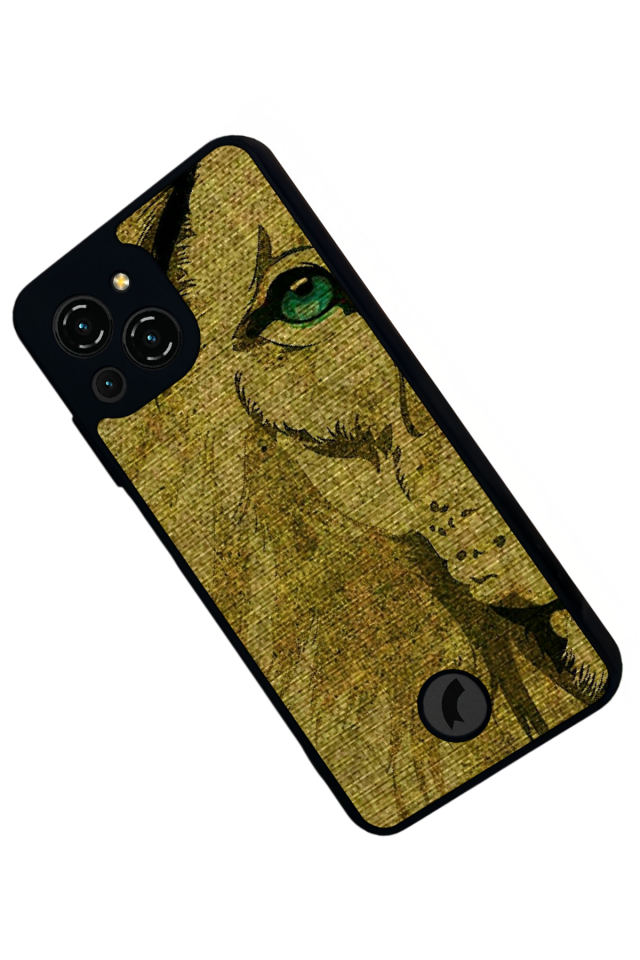 Reeder S23 Pro Max Uyumlu Aslan Tasarımlı Glossy Premium Kılıf