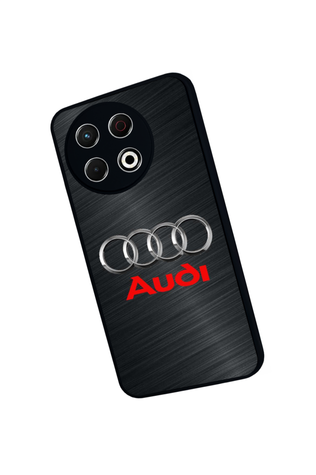 Tecno Spark 30 Pro Uyumlu Audi Tasarımlı Glossy Premium Kılıf