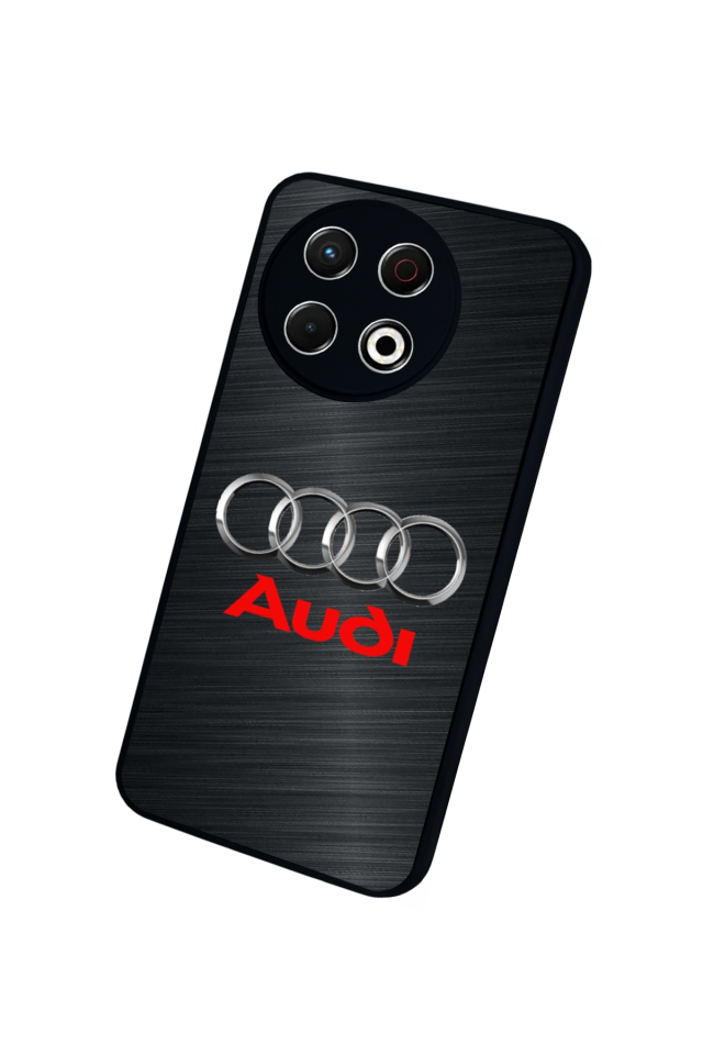 Tecno Spark 30 Pro Uyumlu Audi Tasarımlı Glossy Premium Kılıf