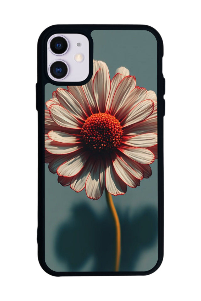 iPhone 11 Uyumlu Cicek Tasarımlı Glossy Premium Kılıf