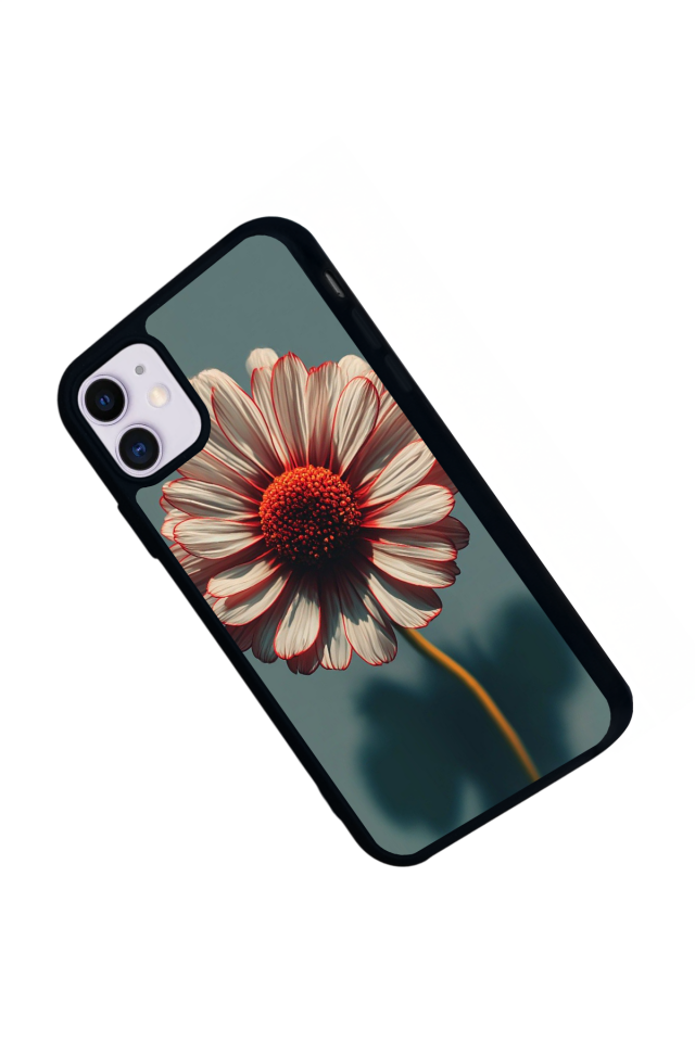 iPhone 11 Uyumlu Cicek Tasarımlı Glossy Premium Kılıf