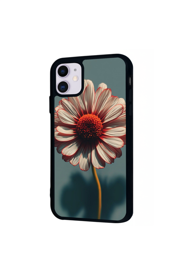 iPhone 11 Uyumlu Cicek Tasarımlı Glossy Premium Kılıf