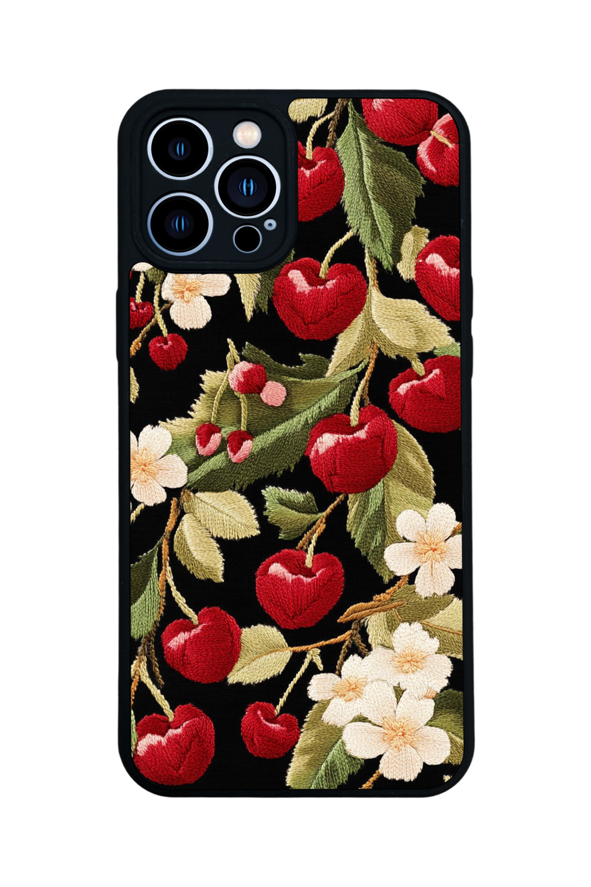 iPhone 12 Pro Max Uyumlu Floral Tasarımlı Glossy Premium Kılıf