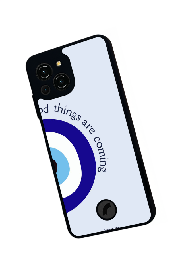 Reeder S23 Pro Max Uyumlu Nazar Tasarımlı Glossy Premium Kılıf