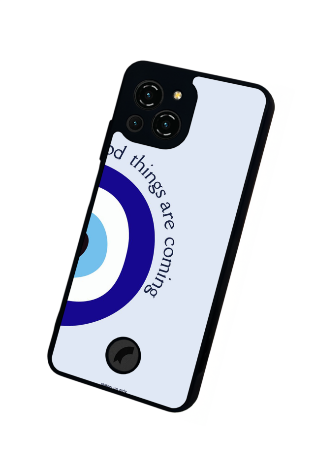 Reeder S23 Pro Max Uyumlu Nazar Tasarımlı Glossy Premium Kılıf