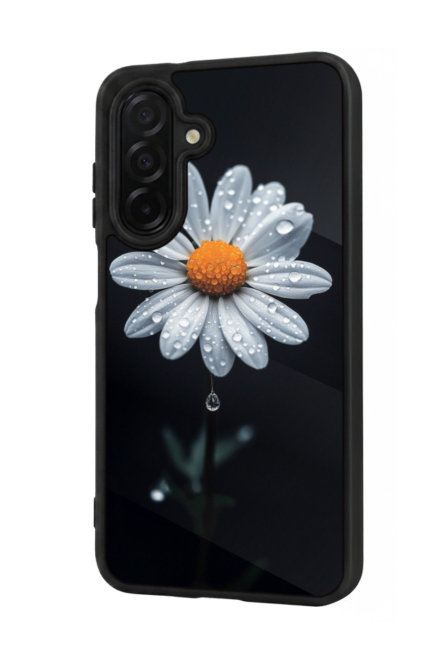 Samsung Galaxy A36 Uyumlu Papatya Tasarımlı Glossy Premium Kılıf