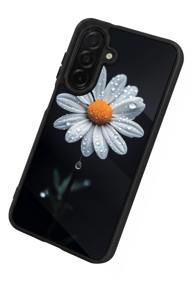 Samsung Galaxy A36 Uyumlu Papatya Tasarımlı Glossy Premium Kılıf