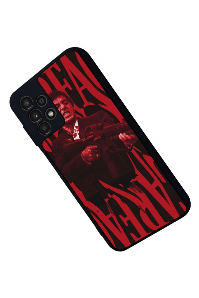 Samsung Galaxy A23 Uyumlu Scarface Tasarımlı Glossy Premium Kılıf