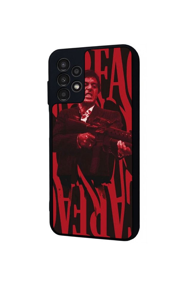 Samsung Galaxy A23 Uyumlu Scarface Tasarımlı Glossy Premium Kılıf