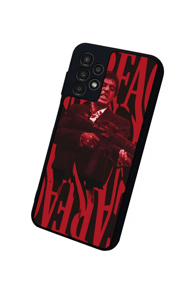 Samsung Galaxy A23 Uyumlu Scarface Tasarımlı Glossy Premium Kılıf