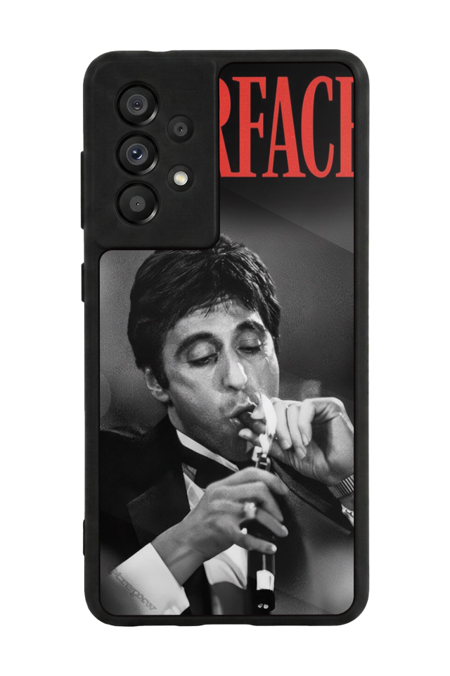 Samsung Galaxy A73 Uyumlu Scarface Tasarımlı Glossy Premium Kılıf