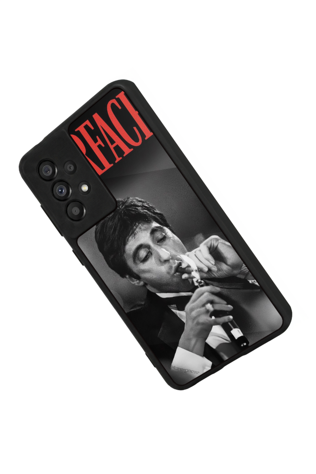 Samsung Galaxy A73 Uyumlu Scarface Tasarımlı Glossy Premium Kılıf