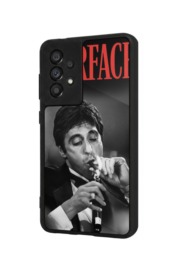 Samsung Galaxy A73 Uyumlu Scarface Tasarımlı Glossy Premium Kılıf