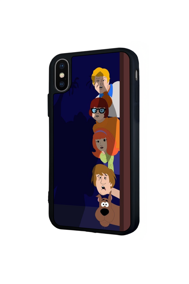 iPhone X/ XS Uyumlu Scooby Doo Tasarımlı Glossy Premium Kılıf