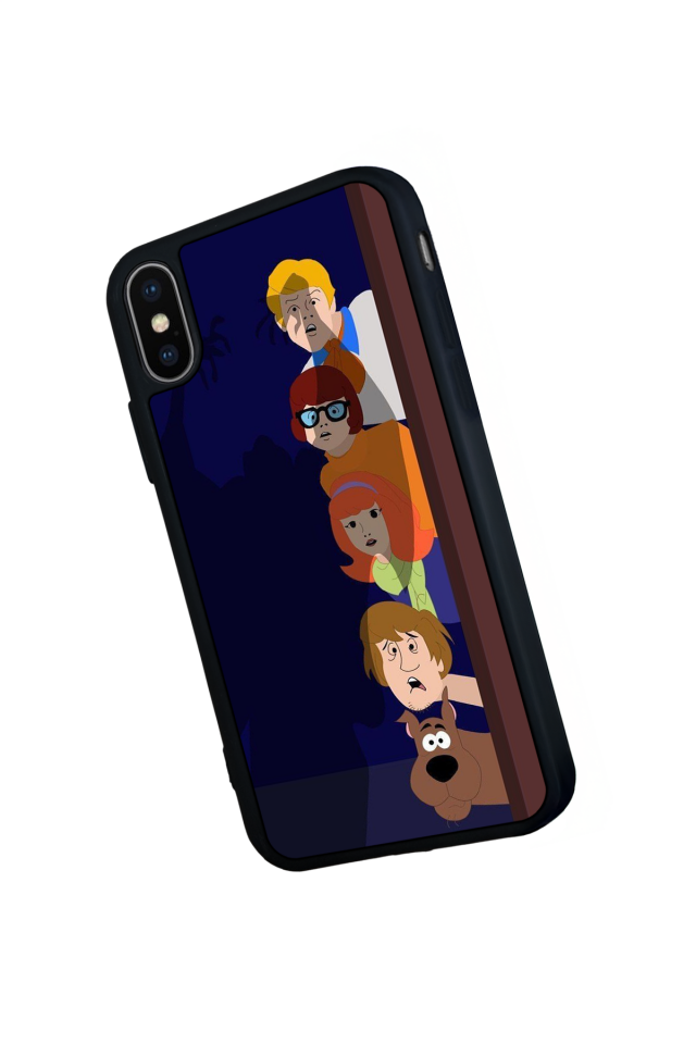 iPhone X/ XS Uyumlu Scooby Doo Tasarımlı Glossy Premium Kılıf