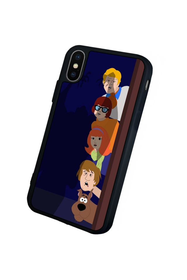 iPhone X/ XS Uyumlu Scooby Doo Tasarımlı Glossy Premium Kılıf