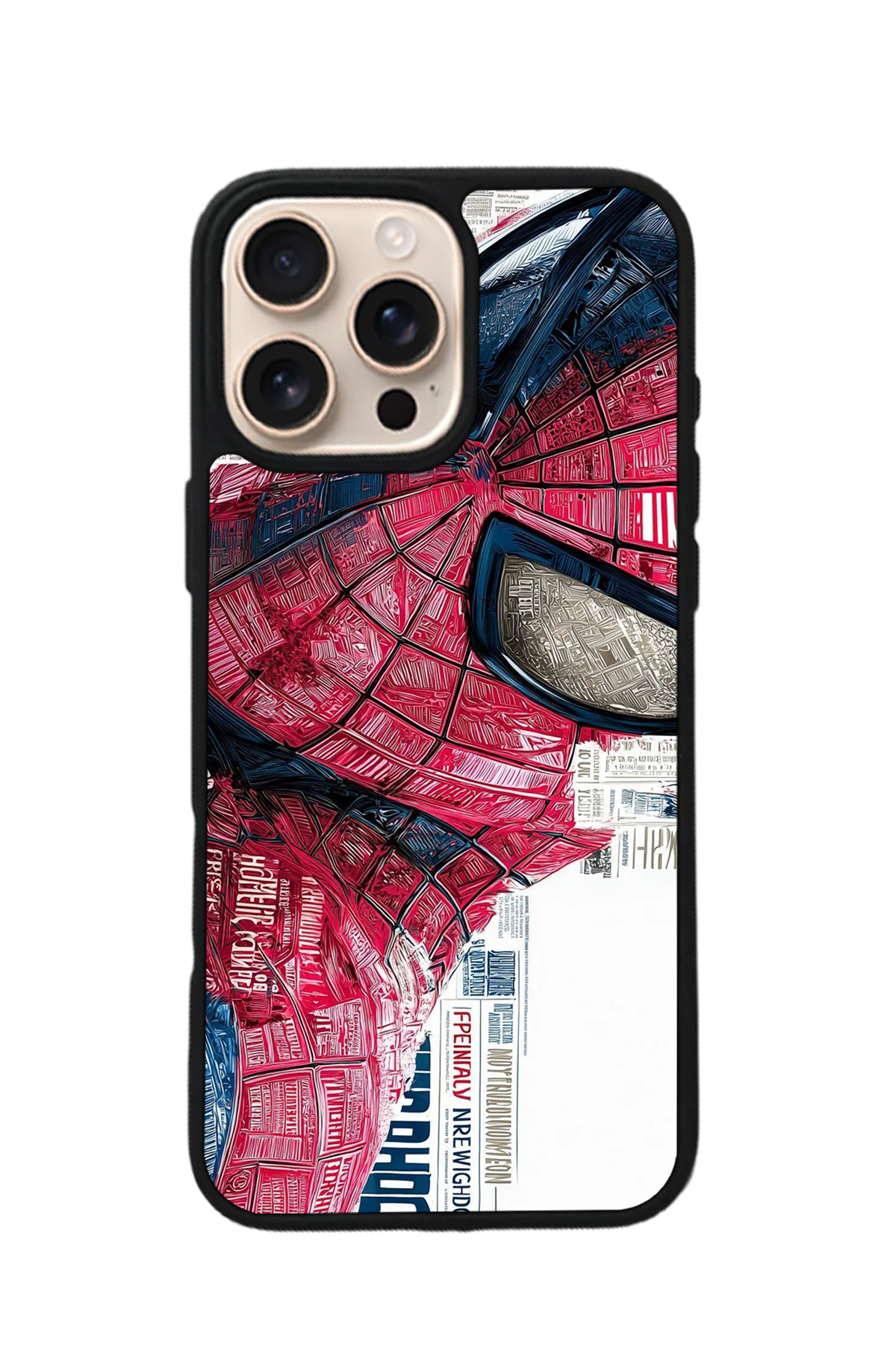 iPhone 15 Pro Uyumlu Spider Man ( Örümcek Adam ) Tasarımlı Glossy Premium Kılıf