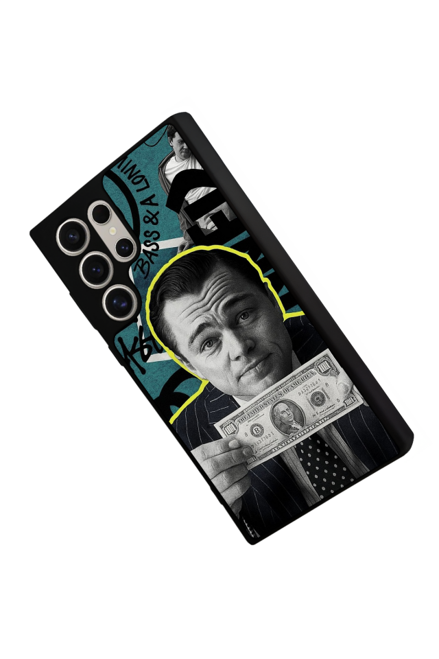 Samsung Galaxy S22 Ultra Uyumlu TheWolf Tasarımlı Glossy Premium Kılıf