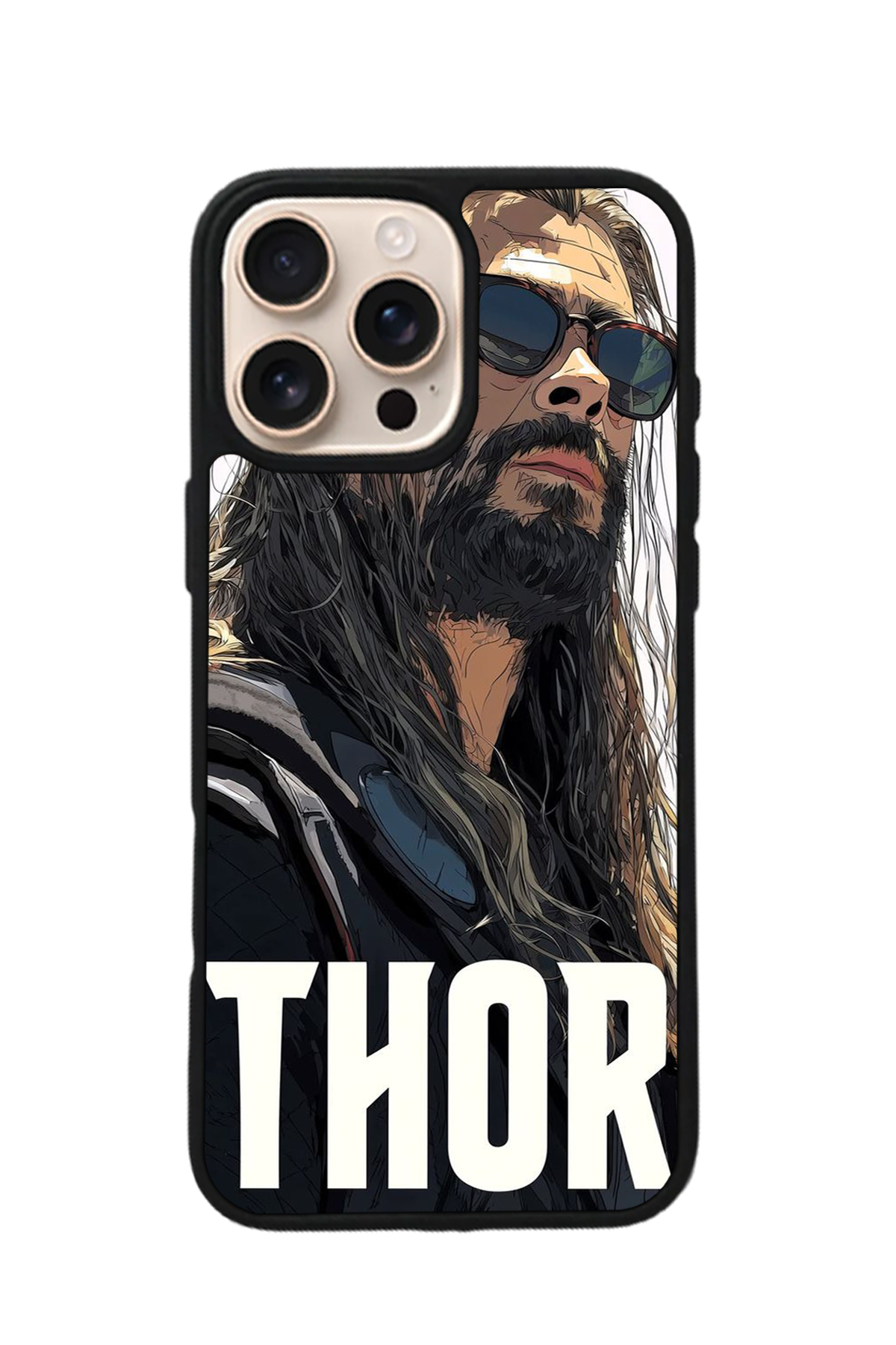 iPhone 16 Pro Max Uyumlu Thor Tasarımlı Glossy Premium Kılıf