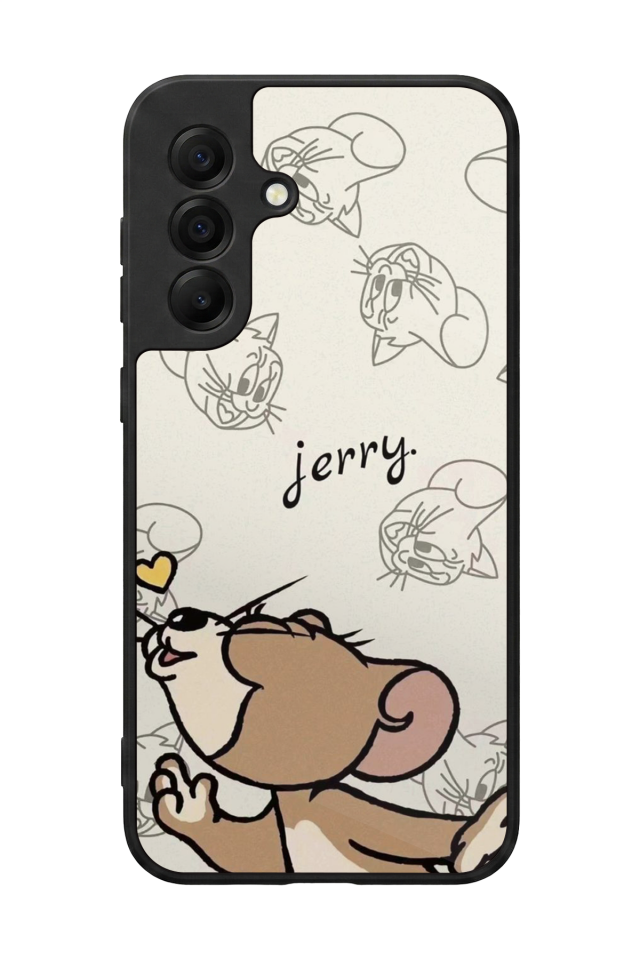 Samsung Galaxy A17 Uyumlu Tom And Jerry Tasarımlı Glossy Premium Kılıf