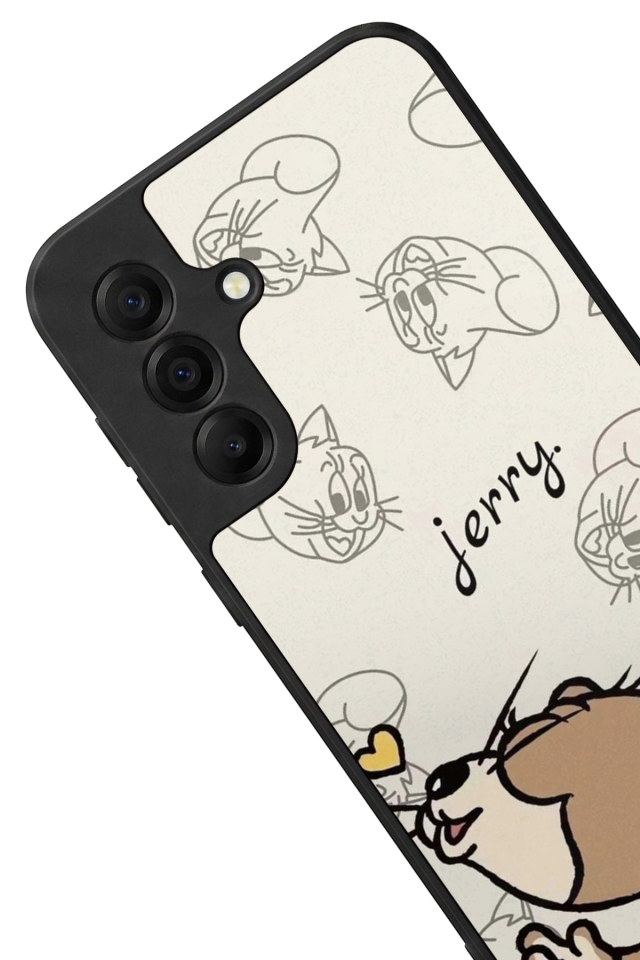 Samsung Galaxy A17 Uyumlu Tom And Jerry Tasarımlı Glossy Premium Kılıf