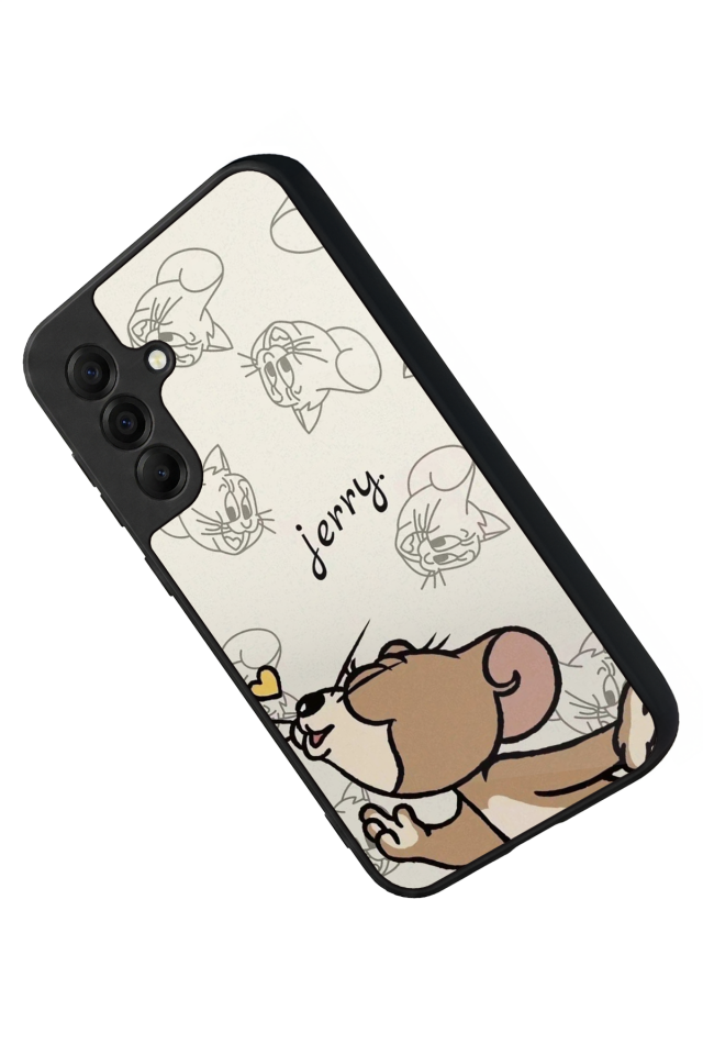 Samsung Galaxy A17 Uyumlu Tom And Jerry Tasarımlı Glossy Premium Kılıf