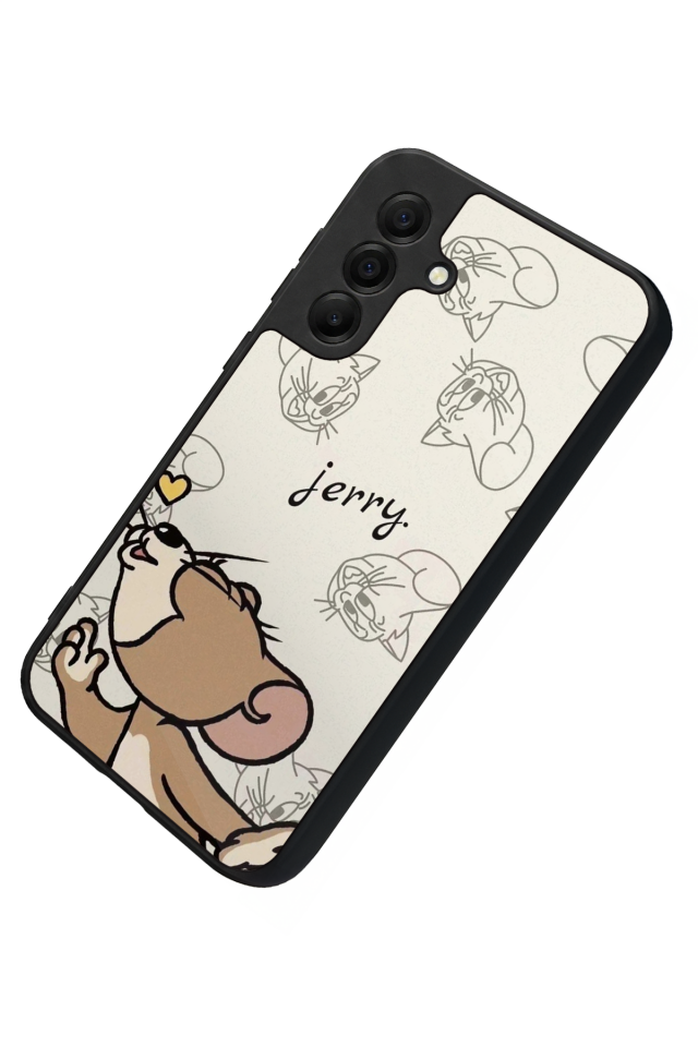 Samsung Galaxy A17 Uyumlu Tom And Jerry Tasarımlı Glossy Premium Kılıf