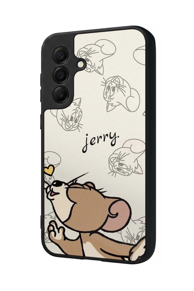 Samsung Galaxy A17 Uyumlu Tom And Jerry Tasarımlı Glossy Premium Kılıf