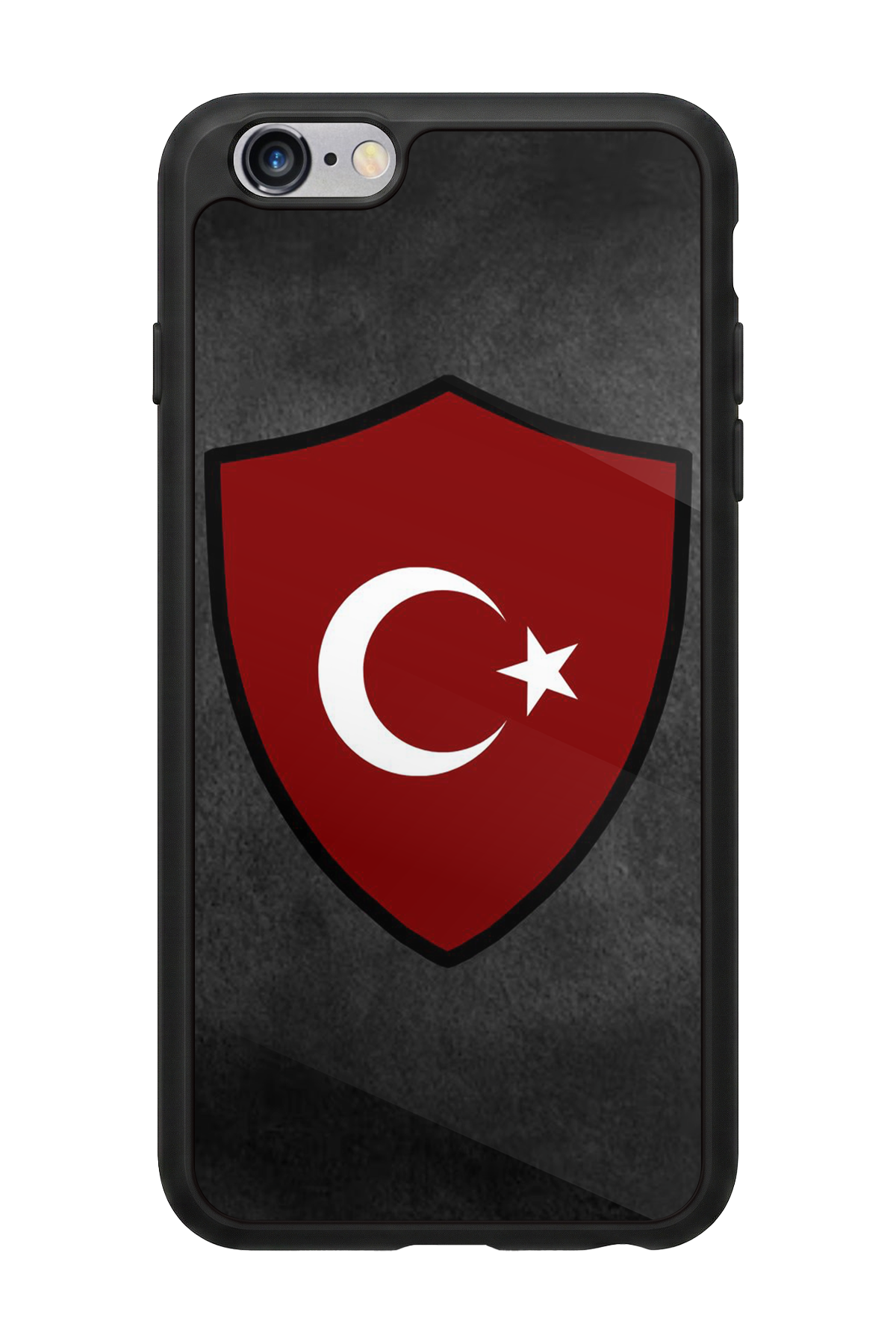 iPhone 6 Plus Uyumlu Türk Bayragi Tasarımlı Glossy Premium Kılıf