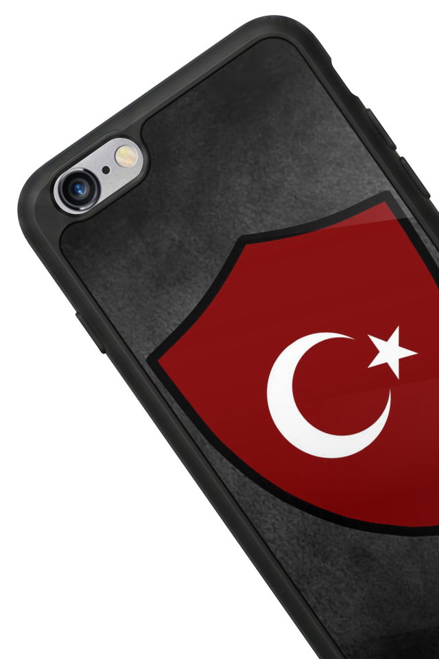 iPhone 6 Plus Uyumlu Türk Bayragi Tasarımlı Glossy Premium Kılıf