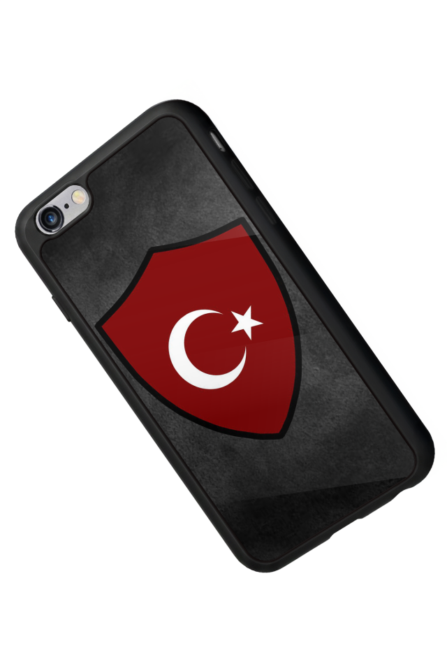 iPhone 6 Plus Uyumlu Türk Bayragi Tasarımlı Glossy Premium Kılıf