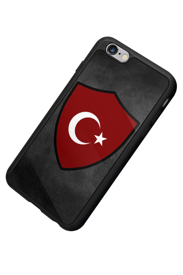 iPhone 6 Plus Uyumlu Türk Bayragi Tasarımlı Glossy Premium Kılıf