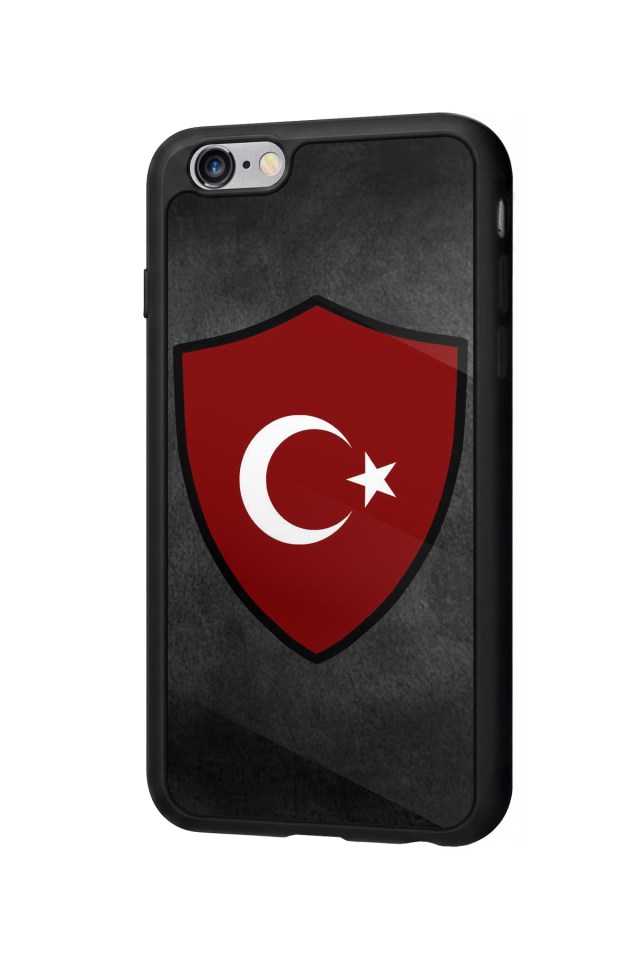 iPhone 6 Plus Uyumlu Türk Bayragi Tasarımlı Glossy Premium Kılıf