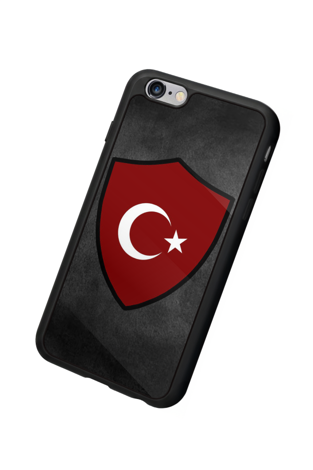 iPhone 6 Plus Uyumlu Türk Bayragi Tasarımlı Glossy Premium Kılıf