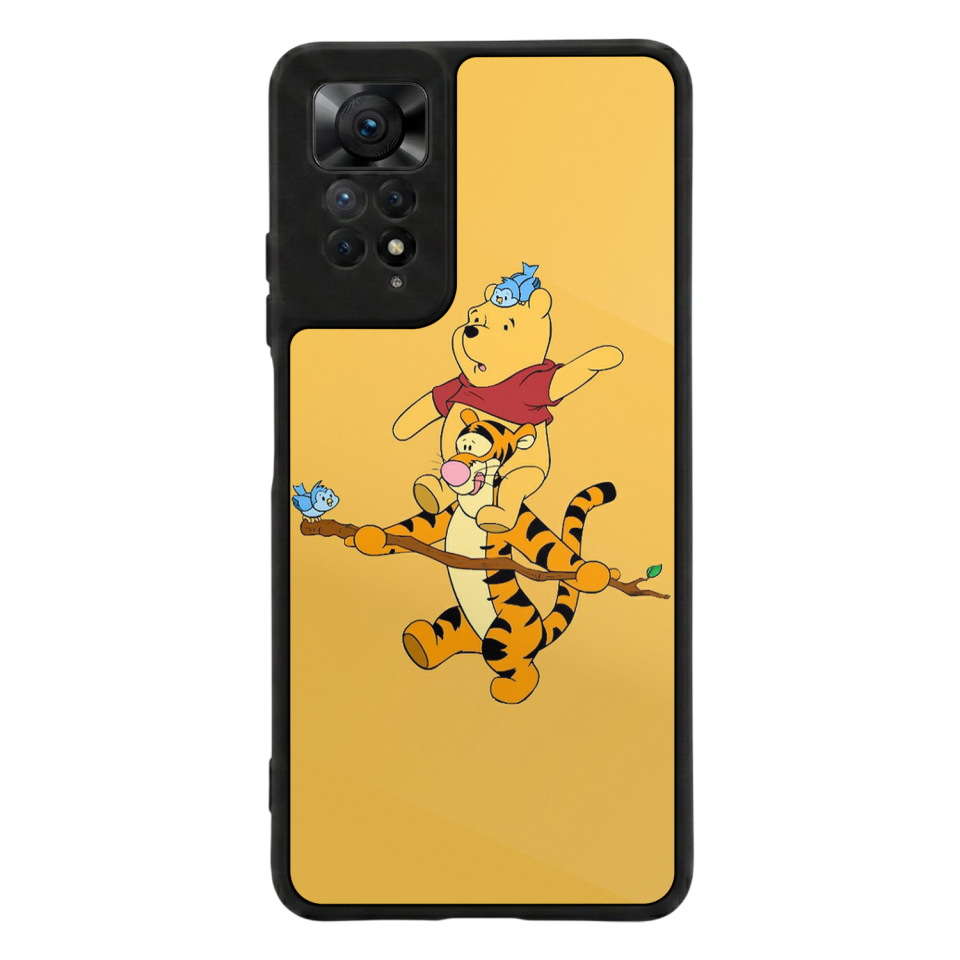 Xiaomi Redmi Note 11 Pro Uyumlu Winnie Tasarımlı Glossy Premium Kılıf