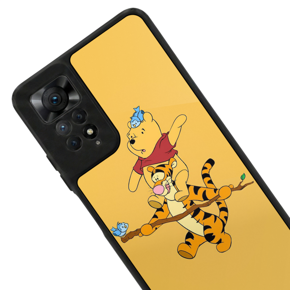 Xiaomi Redmi Note 11 Pro Uyumlu Winnie Tasarımlı Glossy Premium Kılıf