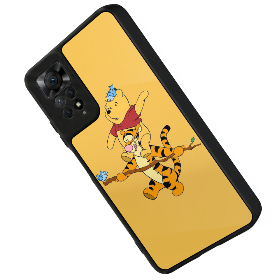 Xiaomi Redmi Note 11 Pro Uyumlu Winnie Tasarımlı Glossy Premium Kılıf